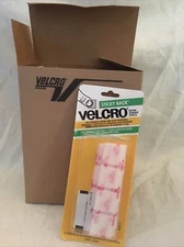 New Velcro 90073 Sticky Back Pre-Cut Squares, White Lot Of 6 Packs Sealed
