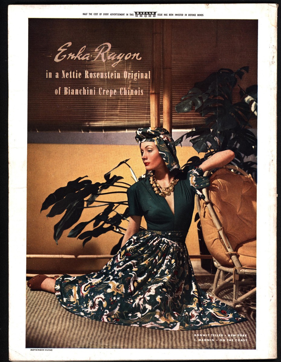 HARPER'S BAZAAR Fashion Magazine March 15 1942 Louise Dahl-Wolfe