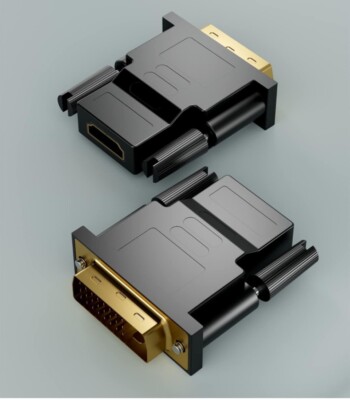 DVI to HDMI, Bidirectional DVI (DVI-D) to HDMI Male to Female Adapter
