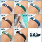 Evil Eye Bracelet, Rope Style Bracelet, Friendship Bracelet, 7 Colors, Nice Gift