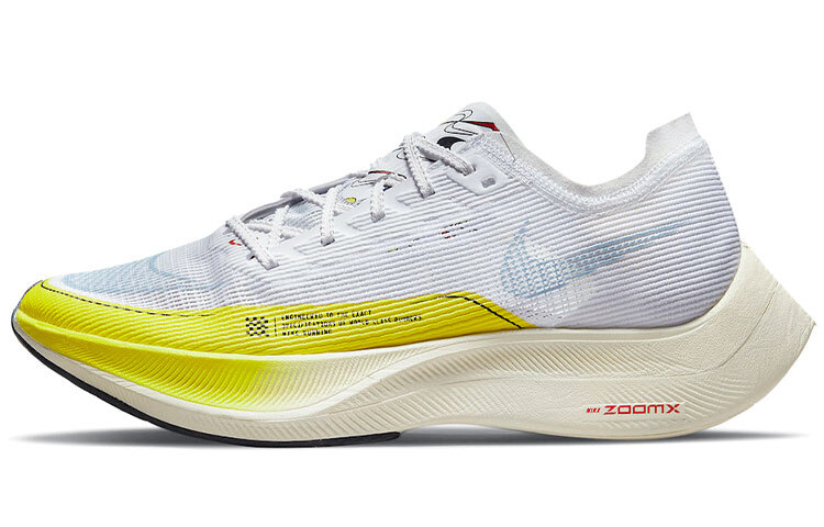 Nike ZoomX Vaporfly Next% 2 Women's Running Shoes White Yellow Strike DM9056-100