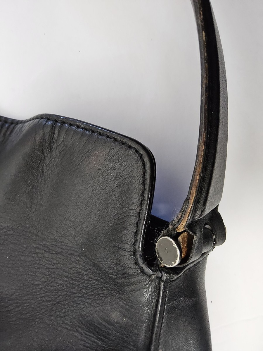Vintage Coach Rare Made In USA 9180 Shoulder Handbag Purse Black