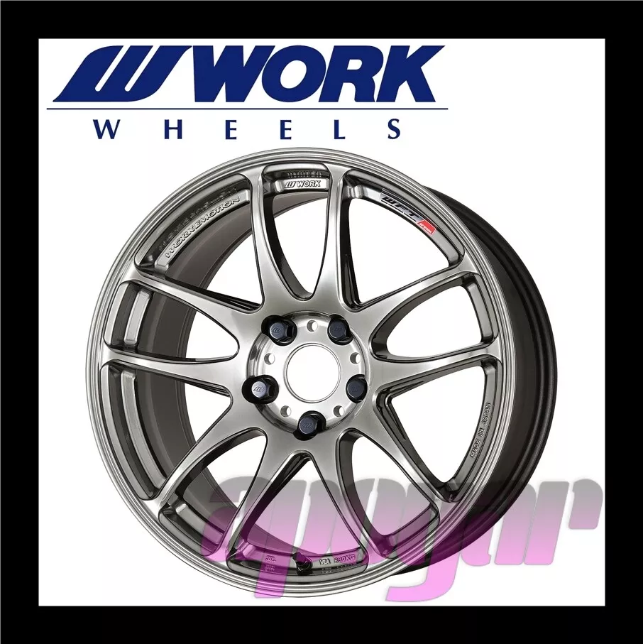 WORK EMOTION CR Kiwami WHEEL (1pcs) 17 inch 9.0J 17 5H 114.3 Glimit Silver (GTS)