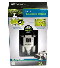 EMERSON Digital Camera Binoculars 10 X 25 w Accessory Kit
