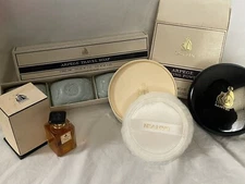 VTG Lanvin Arpege Extrait Perfume 28gr, Sealed Dusting Powder & Soap