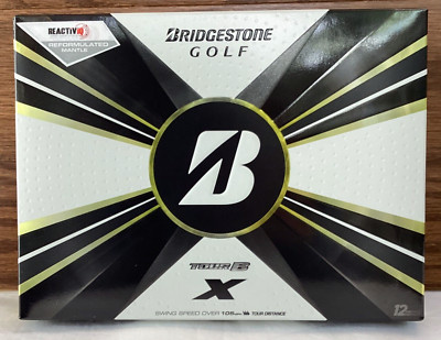 BRIDGESTONE Tour B X Golf Balls White  1 Dozen  NEW