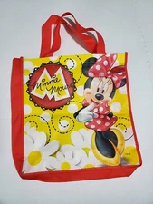 Disney Minnie Mouse Tote Travel Bag Red and Yellow Used (Read)