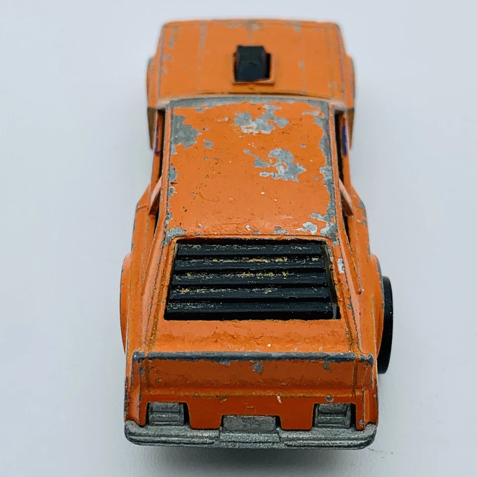 Vintage 1978 Hot Wheels Orange Olds Cutlass Flat Out 442 Blackwall Hong Kong - Image 4 of 4