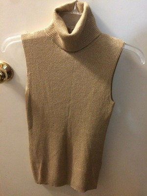 kohls sleeveless mock turtleneck