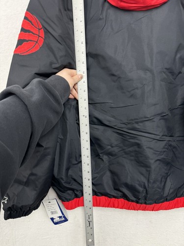 Men's Toronto Raptors Starter Red The Triple Double Full-Zip Hoodie Jacket 2XL - Picture 7 of 8