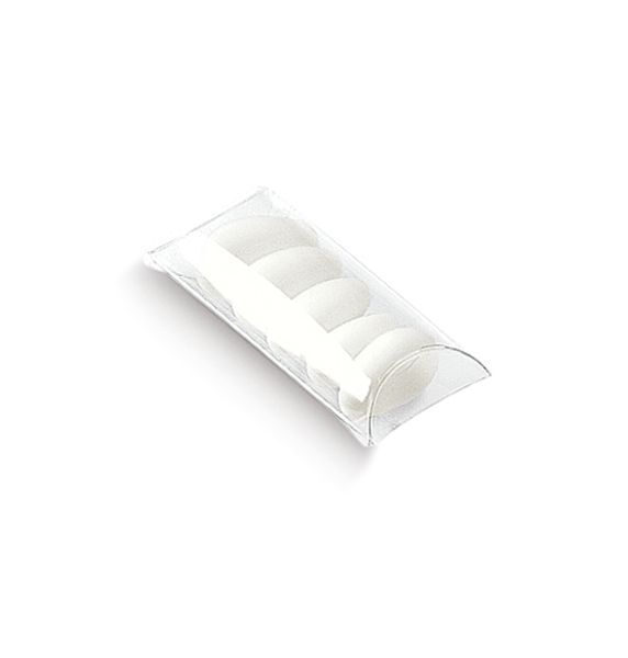 50 PZ Tubo pvc trasparente portaconfetti 6x4 cm 0LN0