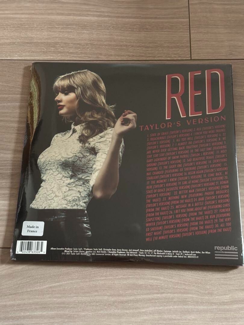 テイラースイフトREDTaylorSwiftRedTaylor’sVersion Taylor Swift – Red (Taylor's Version) – 2 x CD (Album