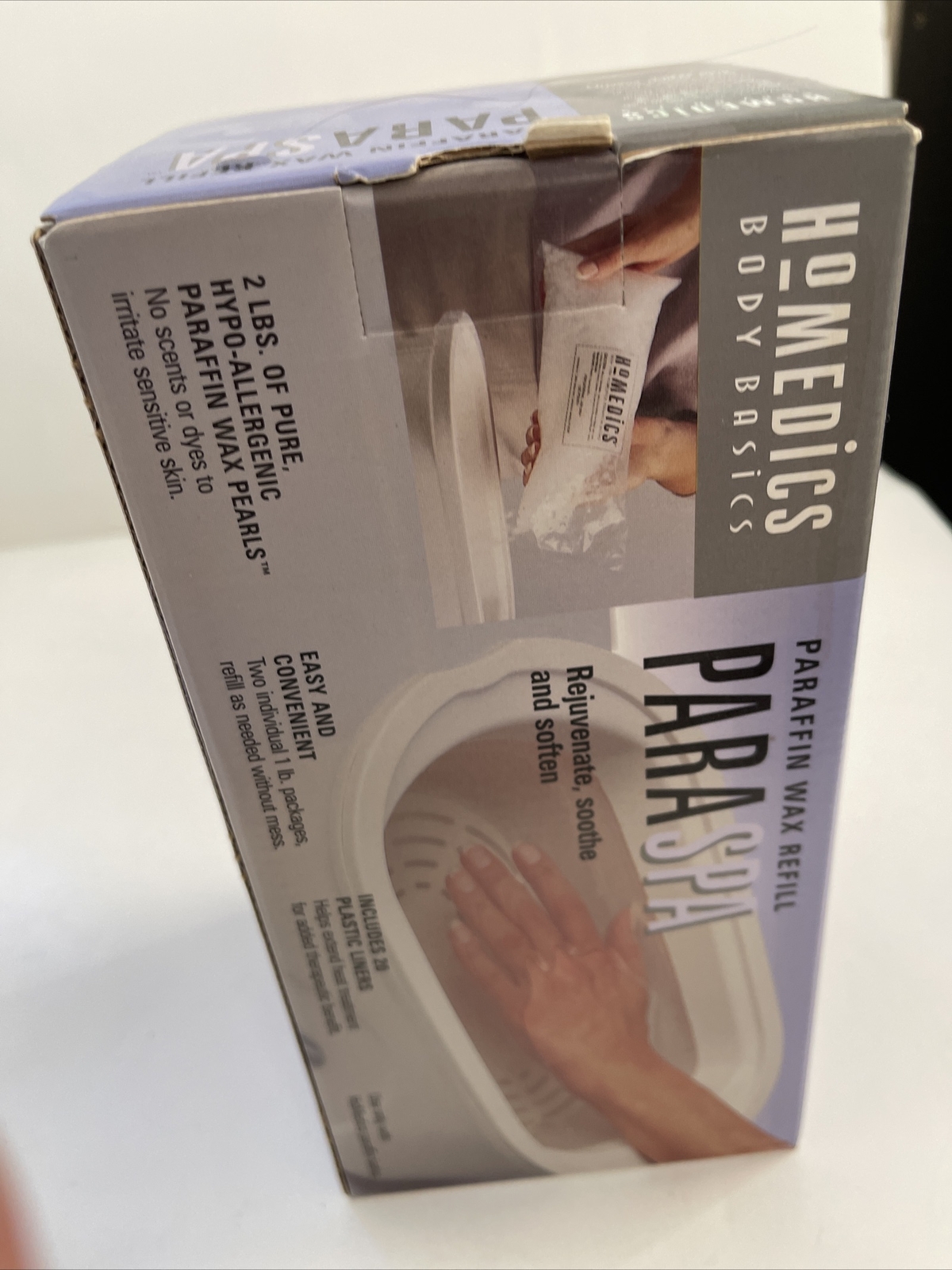 HoMedics ParaSpa Paraffin Wax Refill 2 Lbs Wax & 20 Liners eBay