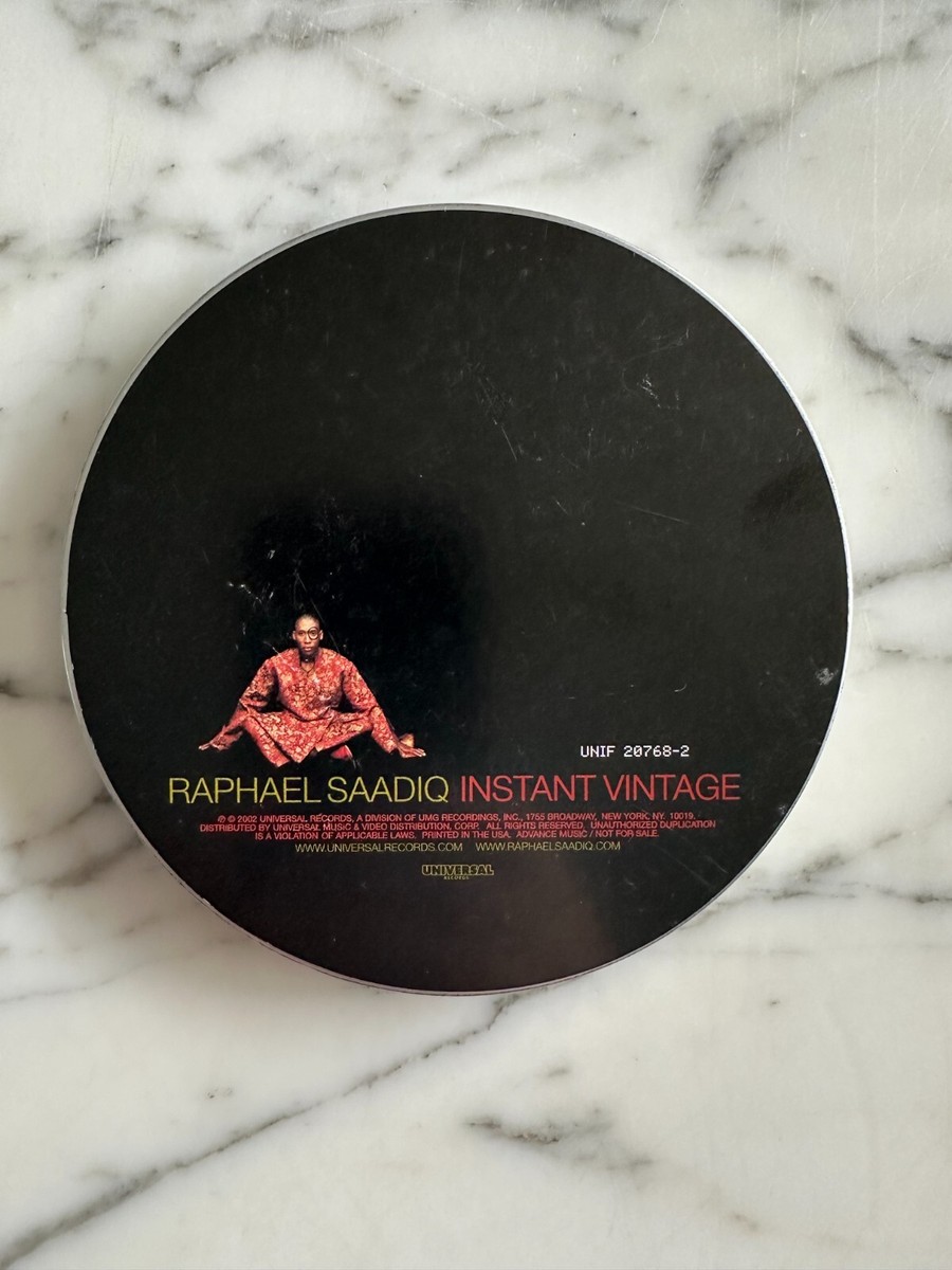 Raphael Saadiq Instant Vintage 2002 promotional CD tin can NEW old