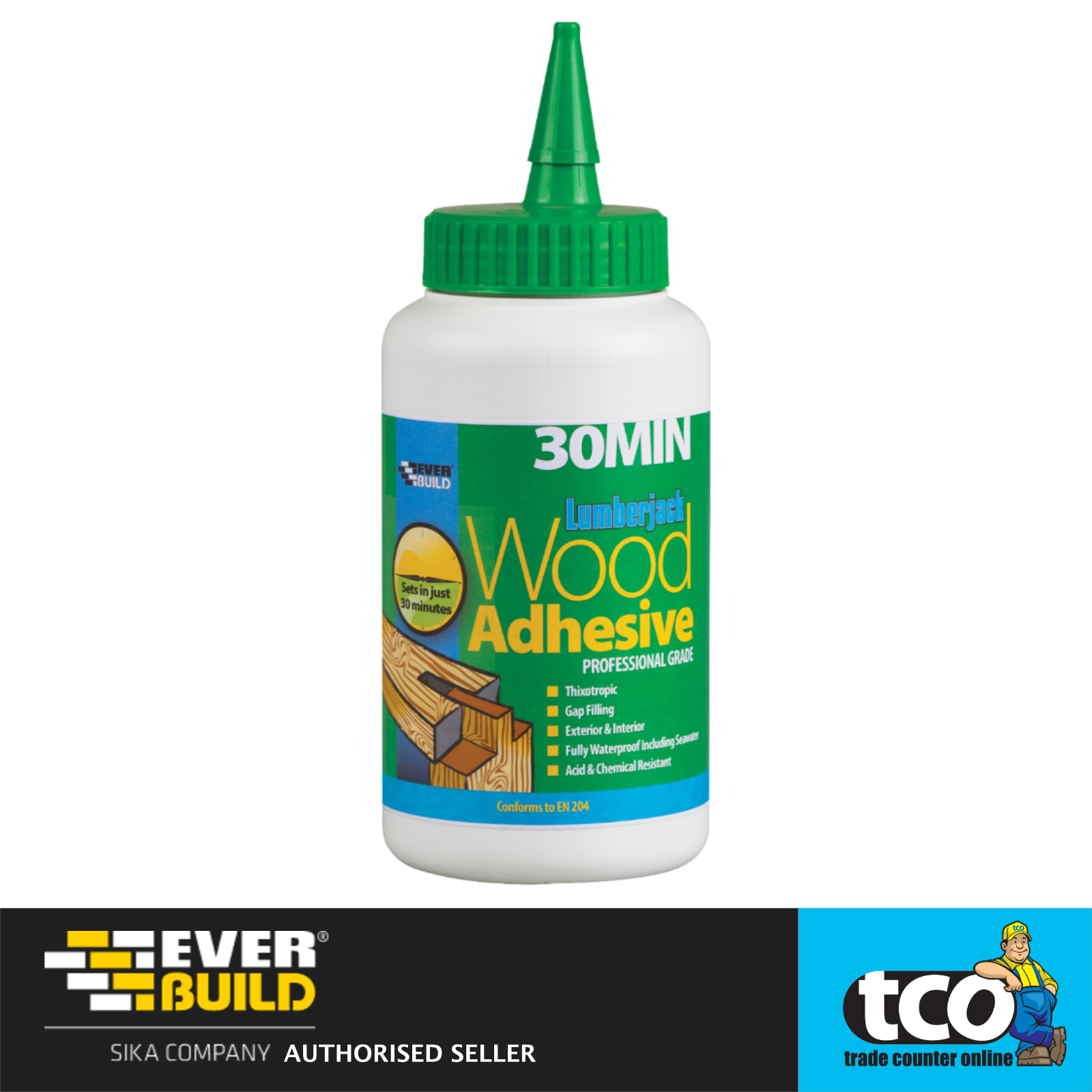 Everbuild Lumberjack PU Wood Adhesive 5 Min / 30 Min / 45 Min x2 x4