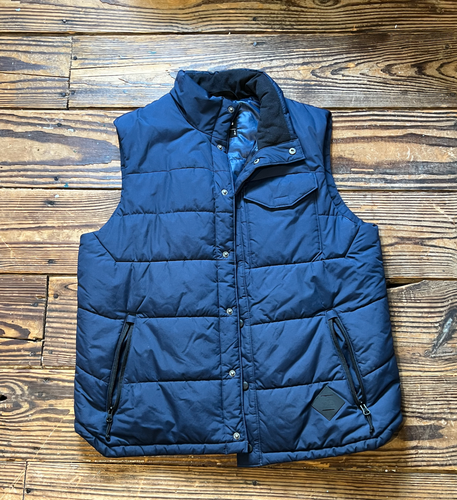 Patricks Point Puffer Vest Navy 