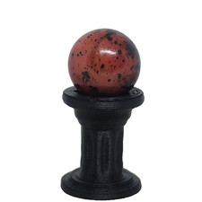 Mars Marble .64" with Display  lot 4239