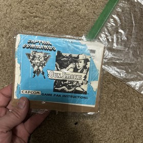 Captain Commando Gun Smoke (Nintendo NES) Instruction Manual Only