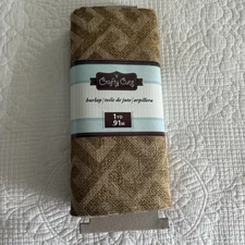 Creative Cuts Burlap 100% Jute 1 Yard Craft Fabric Material Toile De Jute 36x47