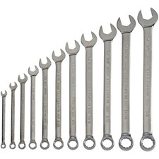 Craftsman Sae Gunmetal Chrome Long-panel Wrench Set 11 Pc - Cmmt87014 Craftsman Sae Gunmetal Chrome Long-panel Wrench Set 11 Pc - Cmmt87014