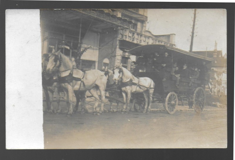 RPPC Crew of USS Georgia in Paris, France, November 1910