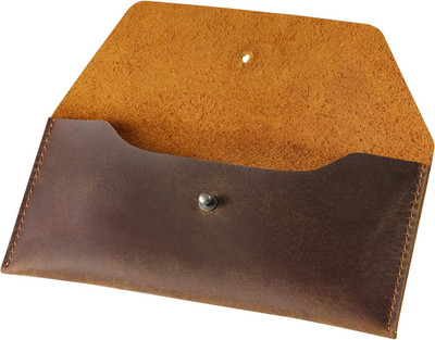 Leather Money Cash Envelopes Wallet for Men, Money Bag Pouch Reusable Budget Env