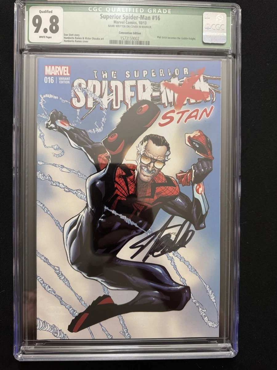 Stan Lee直筆サイン スパイダーマン#16 Spiderman Stan Lee Signed Autographed Spiderman 16x20 Photo Framed to 23x26