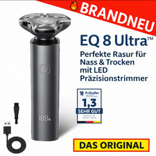 EQ 8 Ultra™ Elektrorasierer Nass & Trocken 90 Min Akku LED Präzisionstrimmer