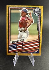 2026 Panini Stars & Stripes Landon Green Gold Disco 8/10