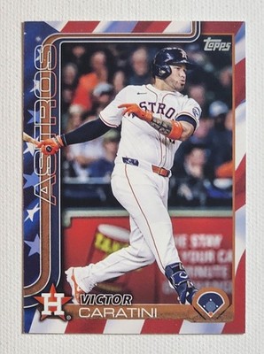 2025 Topps Update Victor Cartini Independence Day /76 Astros #US149 