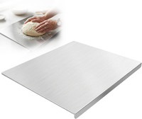 Edelstahl Schneidebrett 30X40Cm, Knetbrett & Arbeitsplatte Aus 304 Edelstahl, Ro