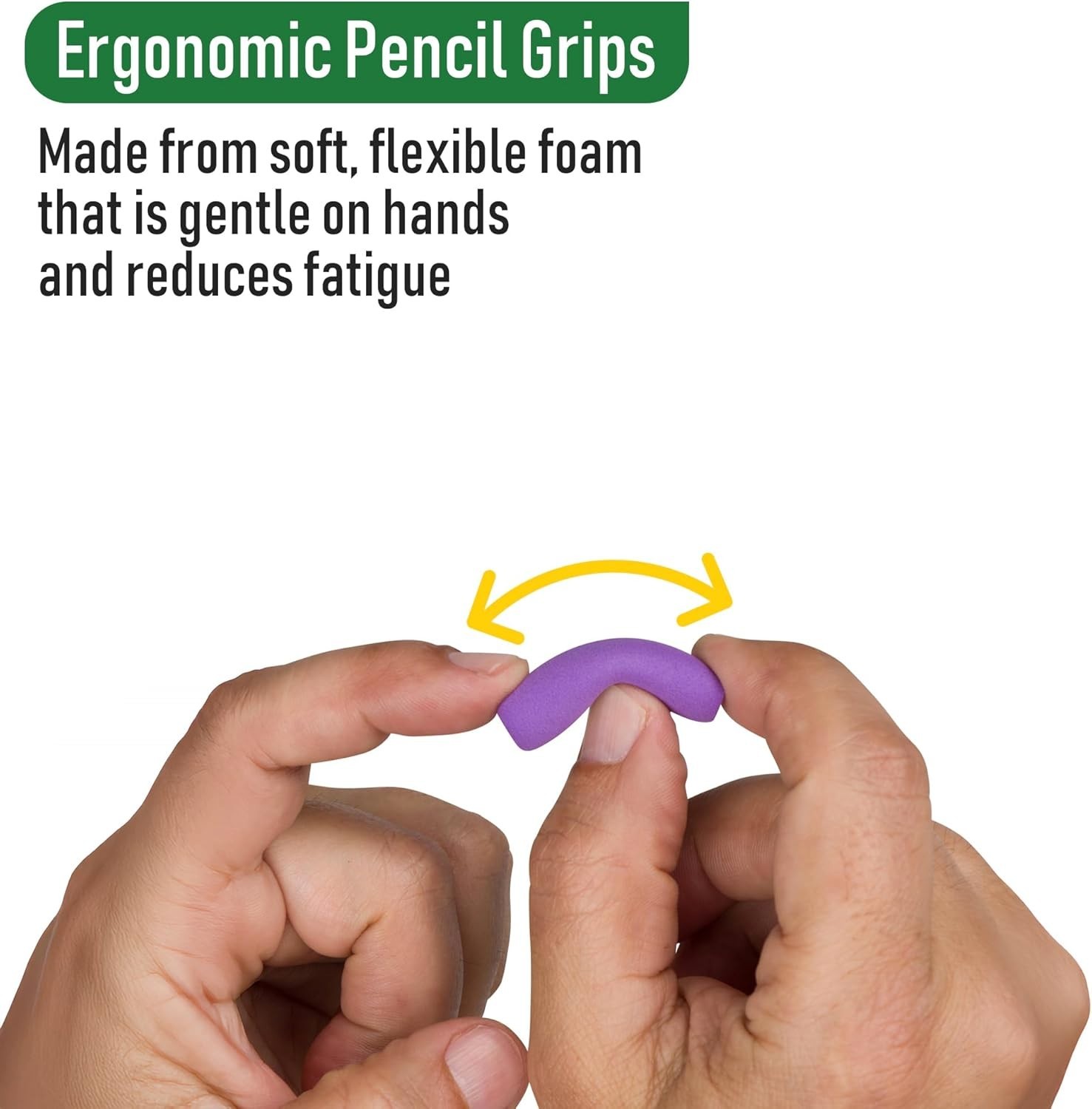 The Classics Soft Foam Pencil Grips, Ergonomic Writing Aid For Lefties And Ri...