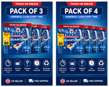 Image of Finish Ultimate Quantum Dishwasher Tablets | Lemon | 80 Tabs | Spring sale