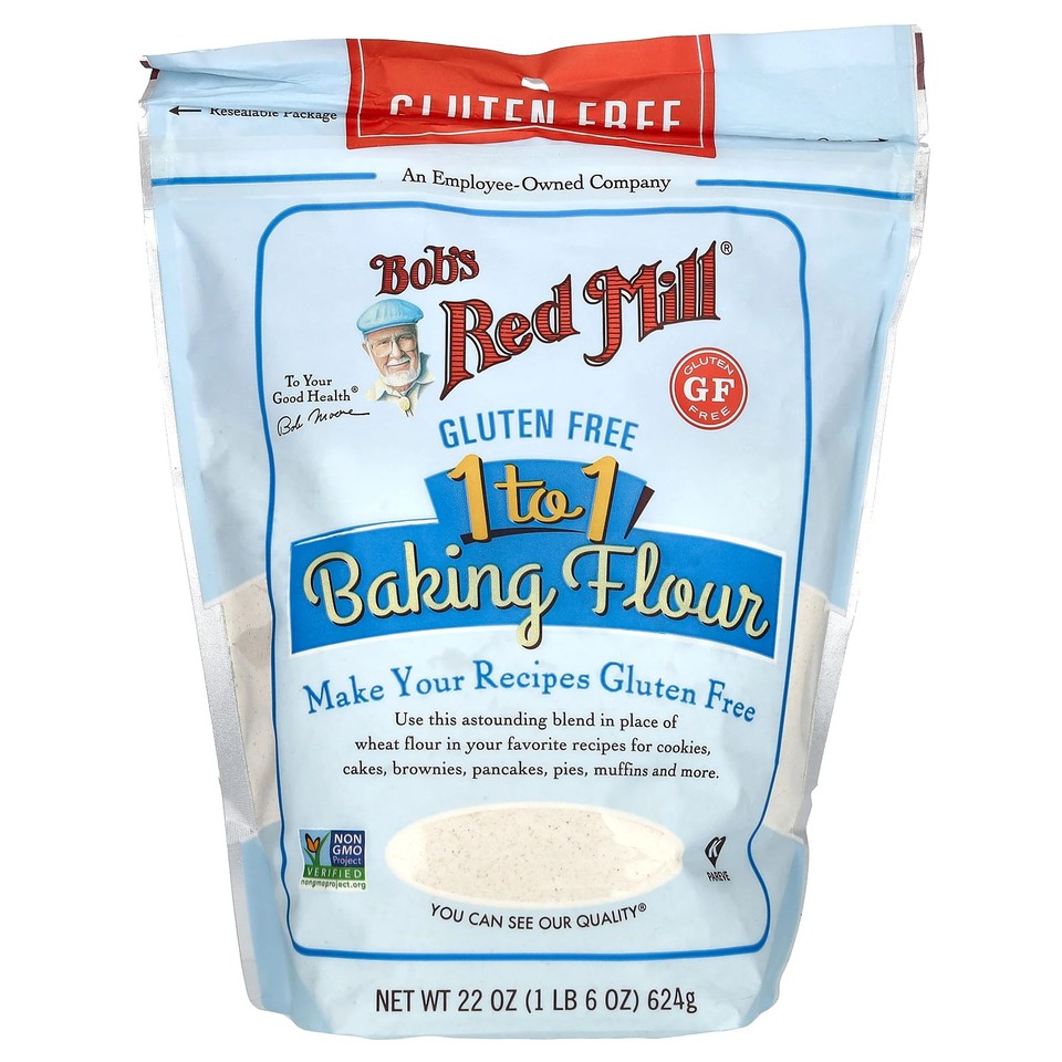 1 to 1 Baking Flour, Gluten Free, 22 oz (624 g)