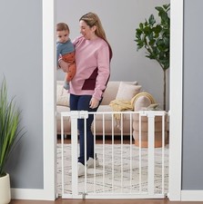 Safety 1st Easy Install Walk Thru Baby/Pet Gate for Doorways 29  -38  28  - Tall