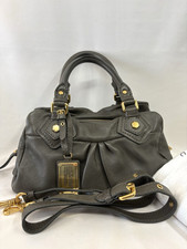 Marc by Marc Jacobs ClassicQ Baby Groovy ShoulderBag / Handbag Leather Dark Gray