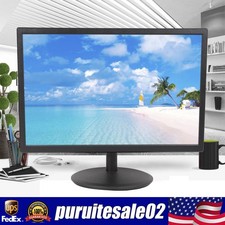 19 Inch Portable LED Monitor with HDMI  VGA - High Definition Display