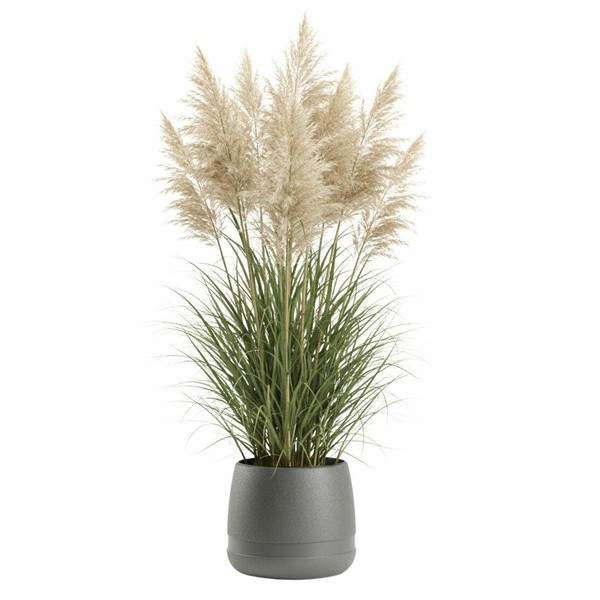 Howhomely Blumentopf ÜBertopf Pflanzgefäß Pflanztopf BlumenküBel H30Xb35Cm Grau-image