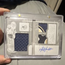 1/1 2018 Panini Playbook Marshall Faulk St. Louis Rams Booklet Autograph Patch