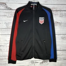 Nike Team USA Soccer US Men’s National Team USMNT Track Jacket Black 2016 Medium