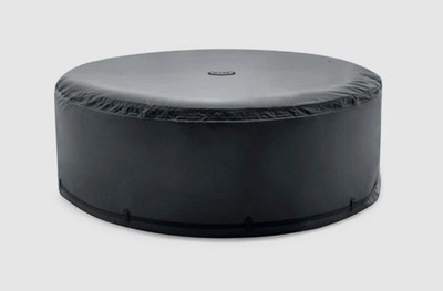 New Intex Energy Efficient 4 Person Round Hot Tub Cover 78in Dark Gray 28523E