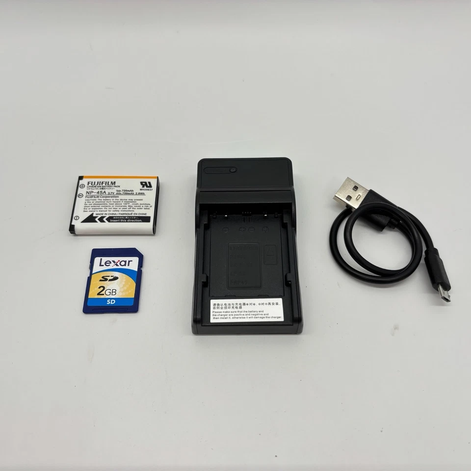 FujiFilm FinPix JX250 14MP CCD Compact Digital Camera Y2K w/ 2GB SD Card Tested - Image 2 of 4