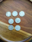 7- Pre1964 Dimes 90% Silver 5 Roosevelt 2 Mercury Dimes