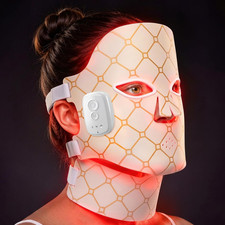 Red Light Therapy Mask for Face Neck LED Light Therapy Skin Care Device Rechar