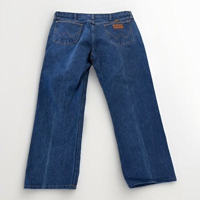 Wrangler 47MWZ Men s Regular Fit Dark Wash Jeans 38x28 Heavyweight Cotton