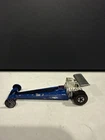 Vintage Hot Wheels 1975 Dragster Blue Redline Rear Engine Hong Kong