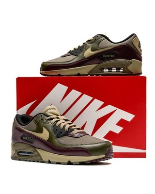 Nike Air Max 90 GoreTex Retro Sneakers Waterproof Trainers Logo Shoes Men Size
