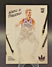 FRANZ WAGNER 2021-22 Panini Court Kings Works in Progress #15 Ruby 23/149 (RC)