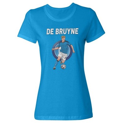 De Bruyne 11 Inspired - Napoli Soccer Fans Tribute Ladies' Crewneck T-Shirt