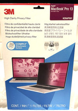 3M 5 High Clarity Privacy Filters Apple MacBook Pro 13 HCNAP001 NEW 2019